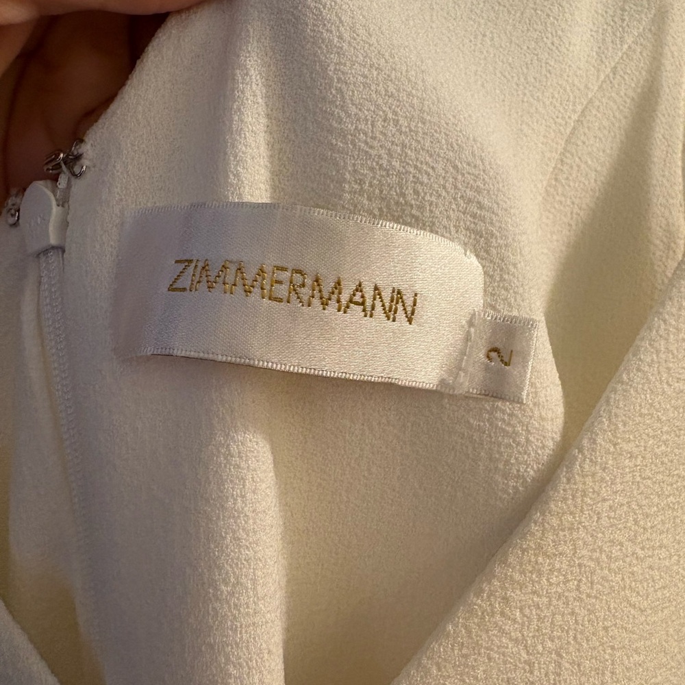 Zimmermann Cream Sleeveless Jumpsuit - Picture 4 of 4